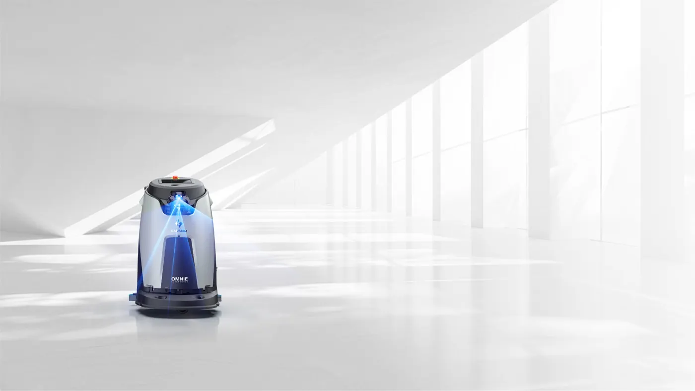 Gausium Omnie : Omni SpotCleaning : déchets secs et humides