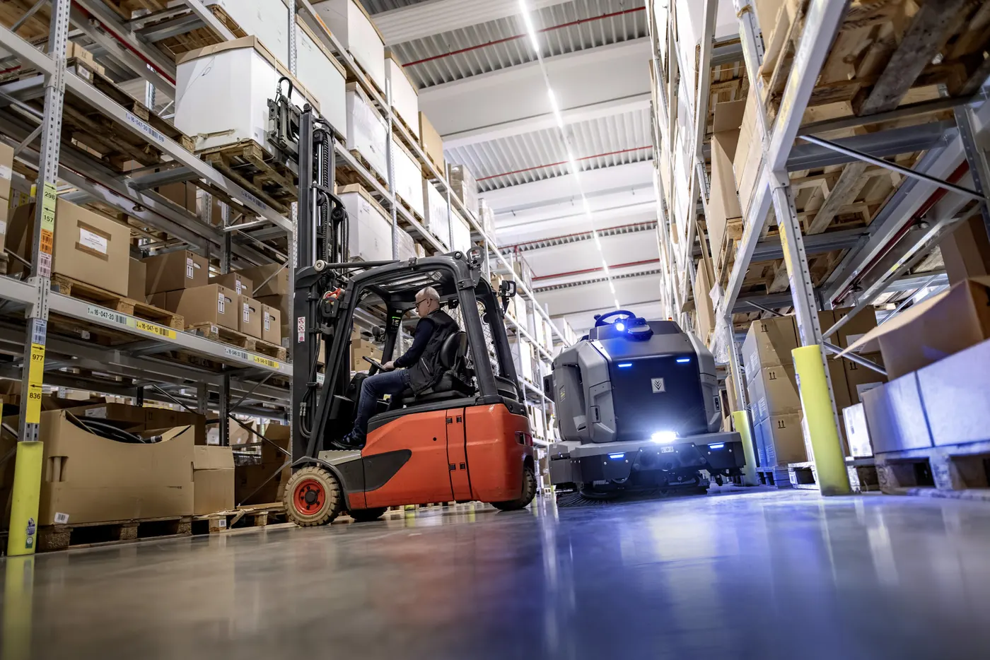 Kärcher KIRA B 200 : Connexion réseau et VDA 5050