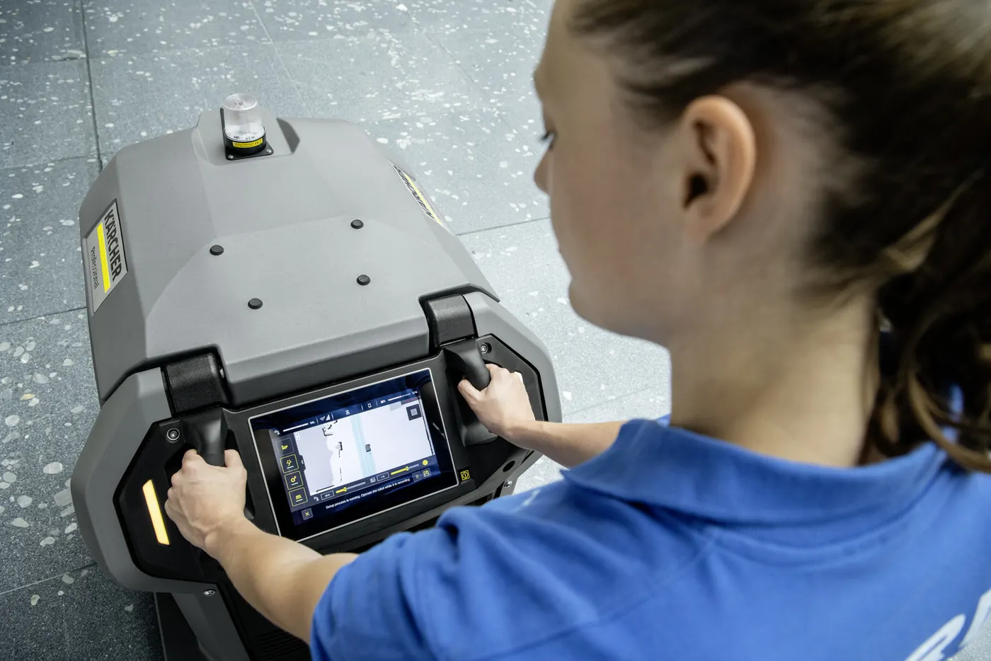 Kärcher KIRA B 50 : Grand écran tactile