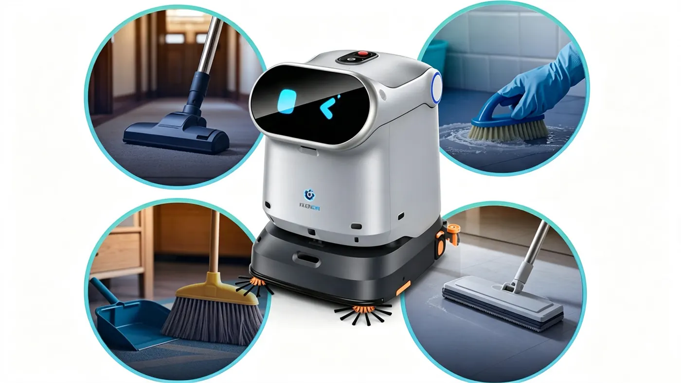 KEENON KLEENBOT C40 : Nettoyage 4 en 1