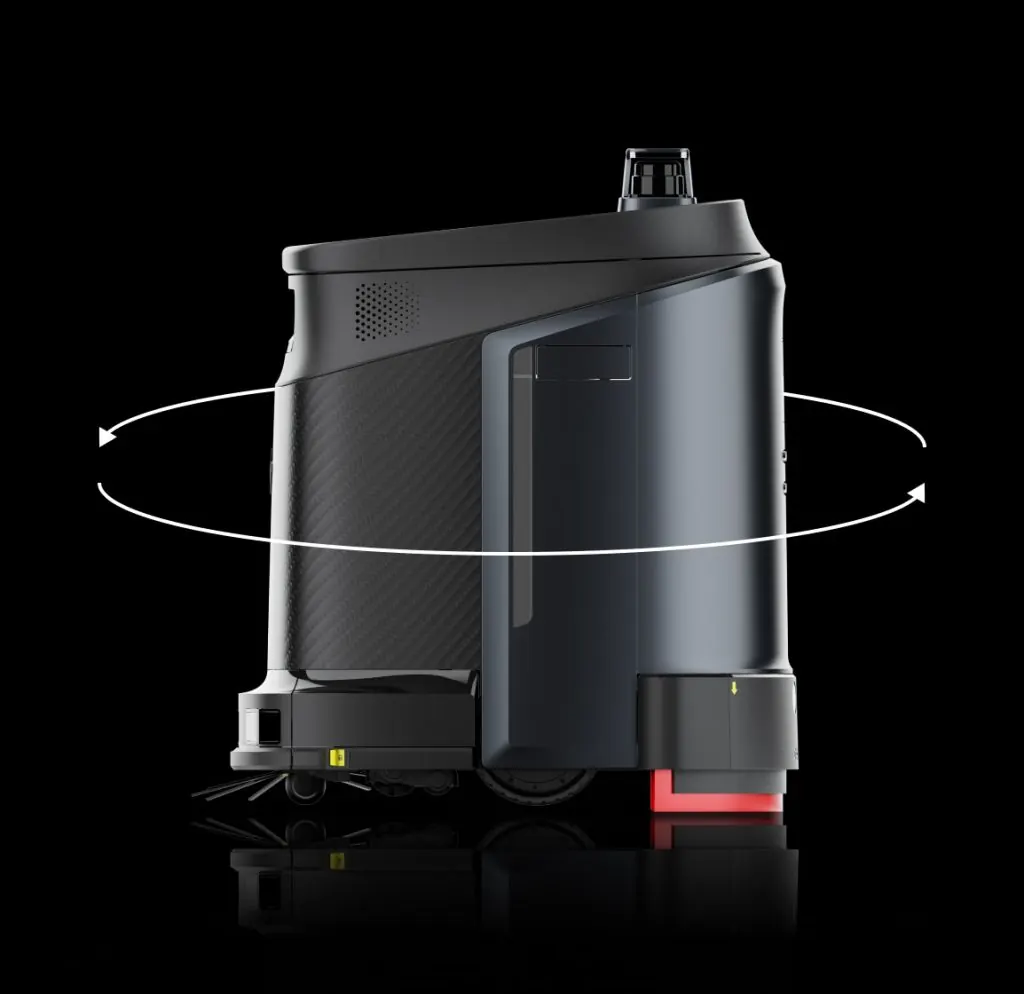 Robot compact Gausium Phantas vu de profil